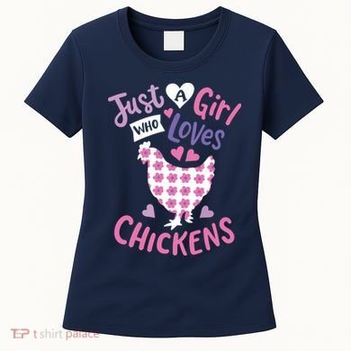Who Loves Chickens Chicken Hen Love Cute Women's T-Shirt