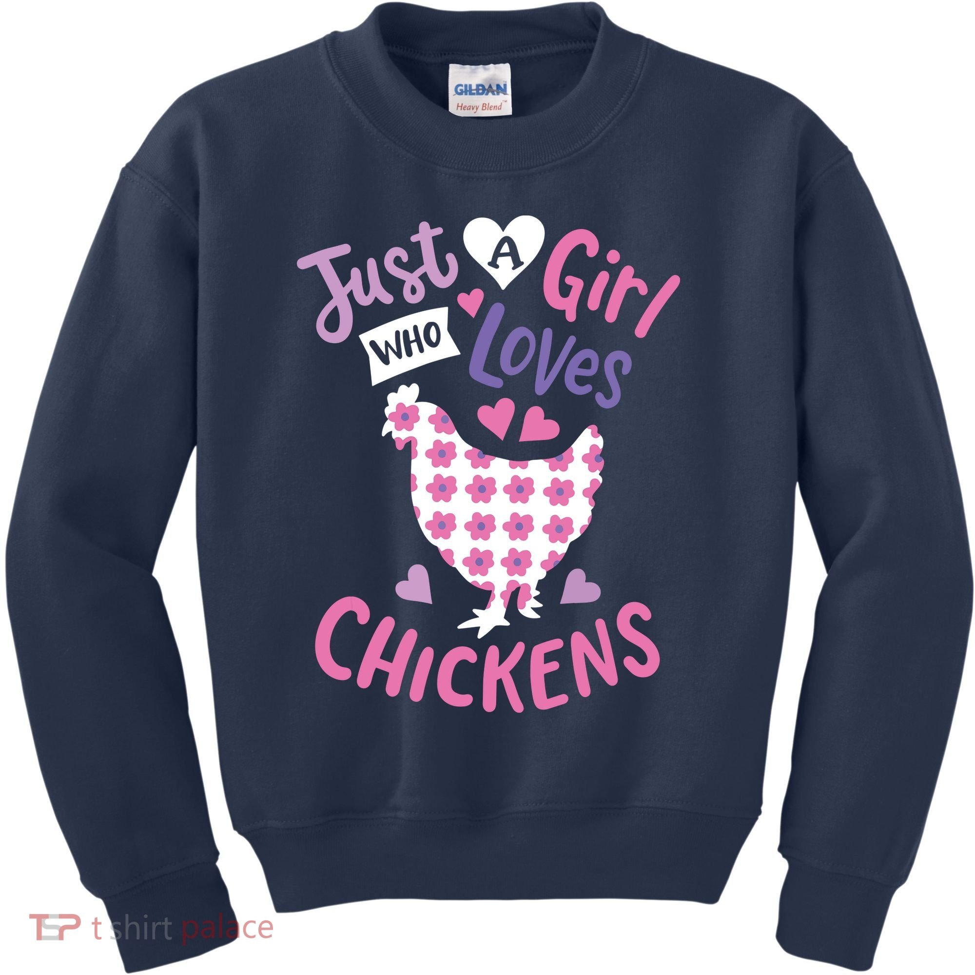 Who Loves Chickens Chicken Hen Love Cute Kids Sweatshirt