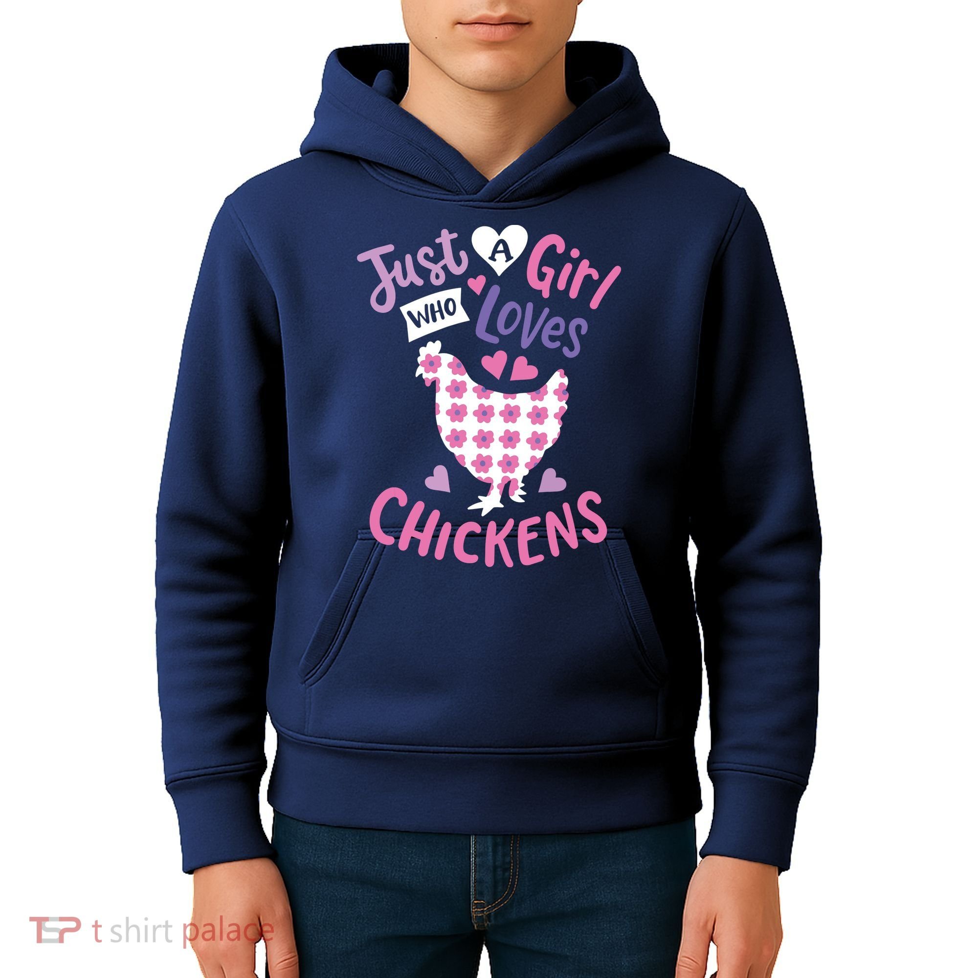 Who Loves Chickens Chicken Hen Love Cute Kids Hoodie