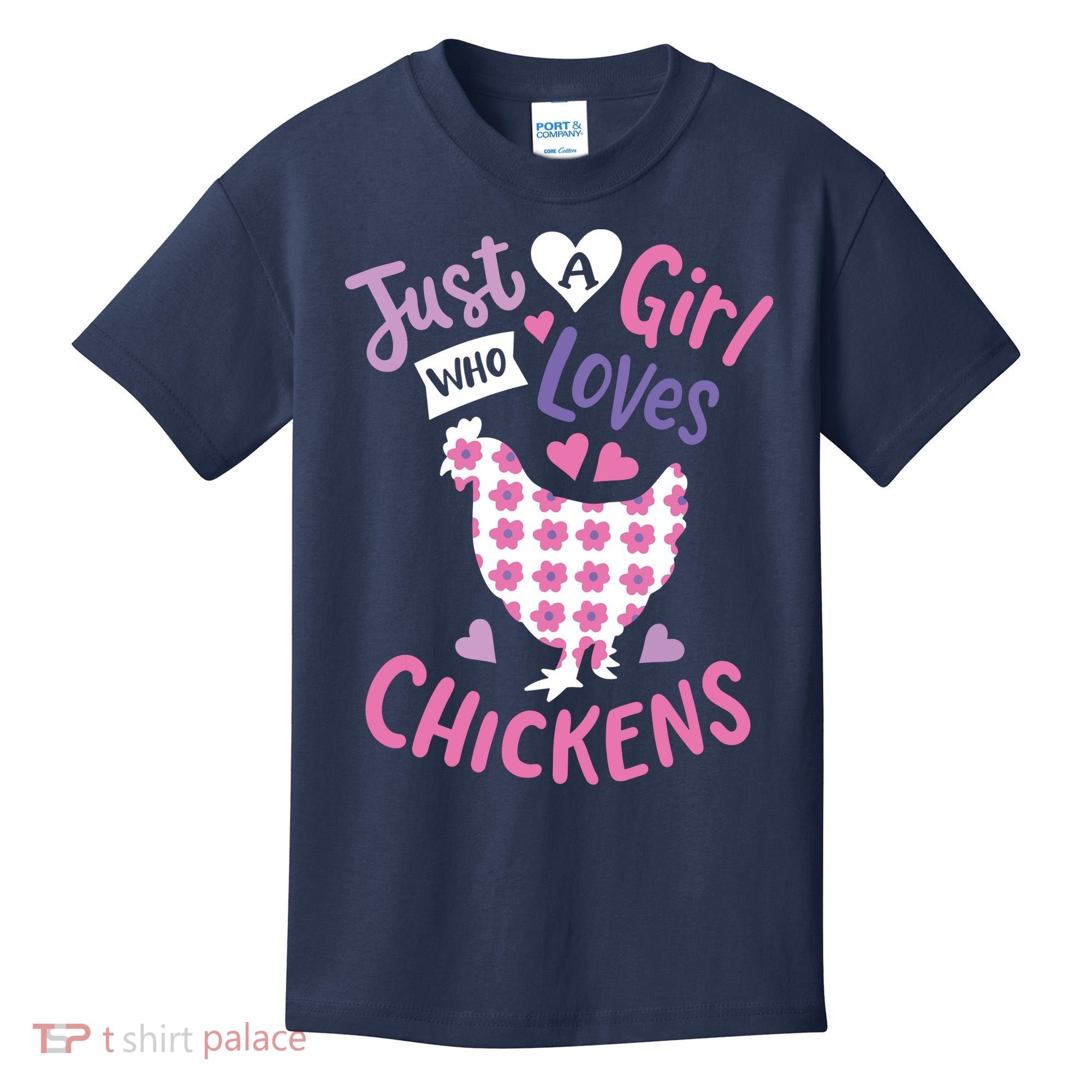 Who Loves Chickens Chicken Hen Love Cute Kids T-Shirt