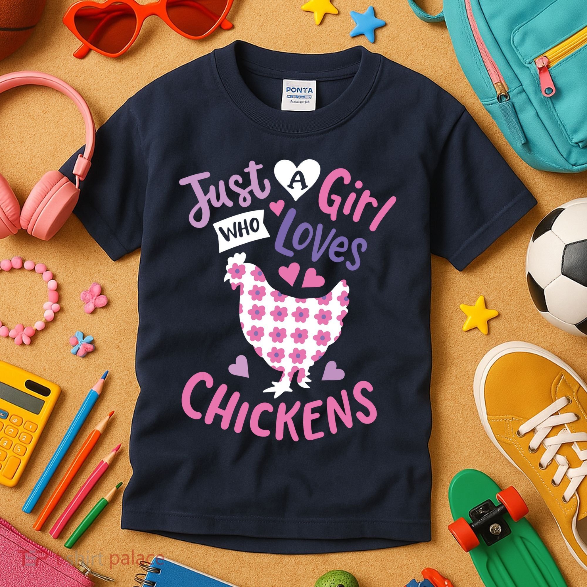 Who Loves Chickens Chicken Hen Love Cute Kids T-Shirt