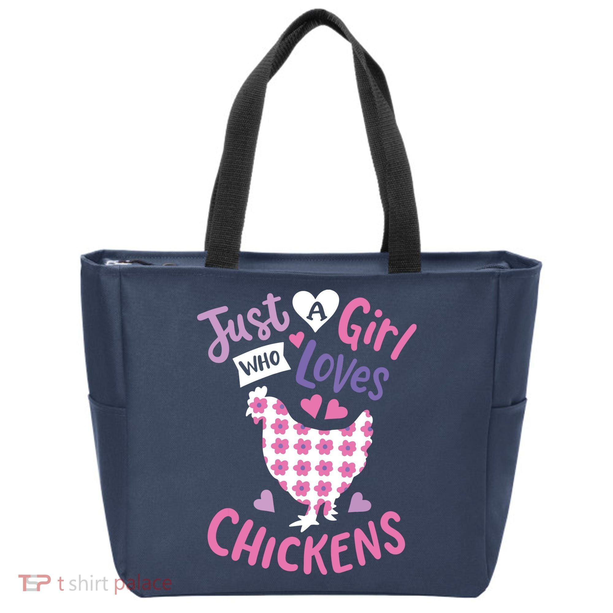 Who Loves Chickens Chicken Hen Love Cute Tote Bag