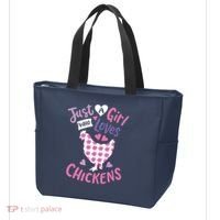 Who Loves Chickens Chicken Hen Love Cute Tote Bag thumb 3