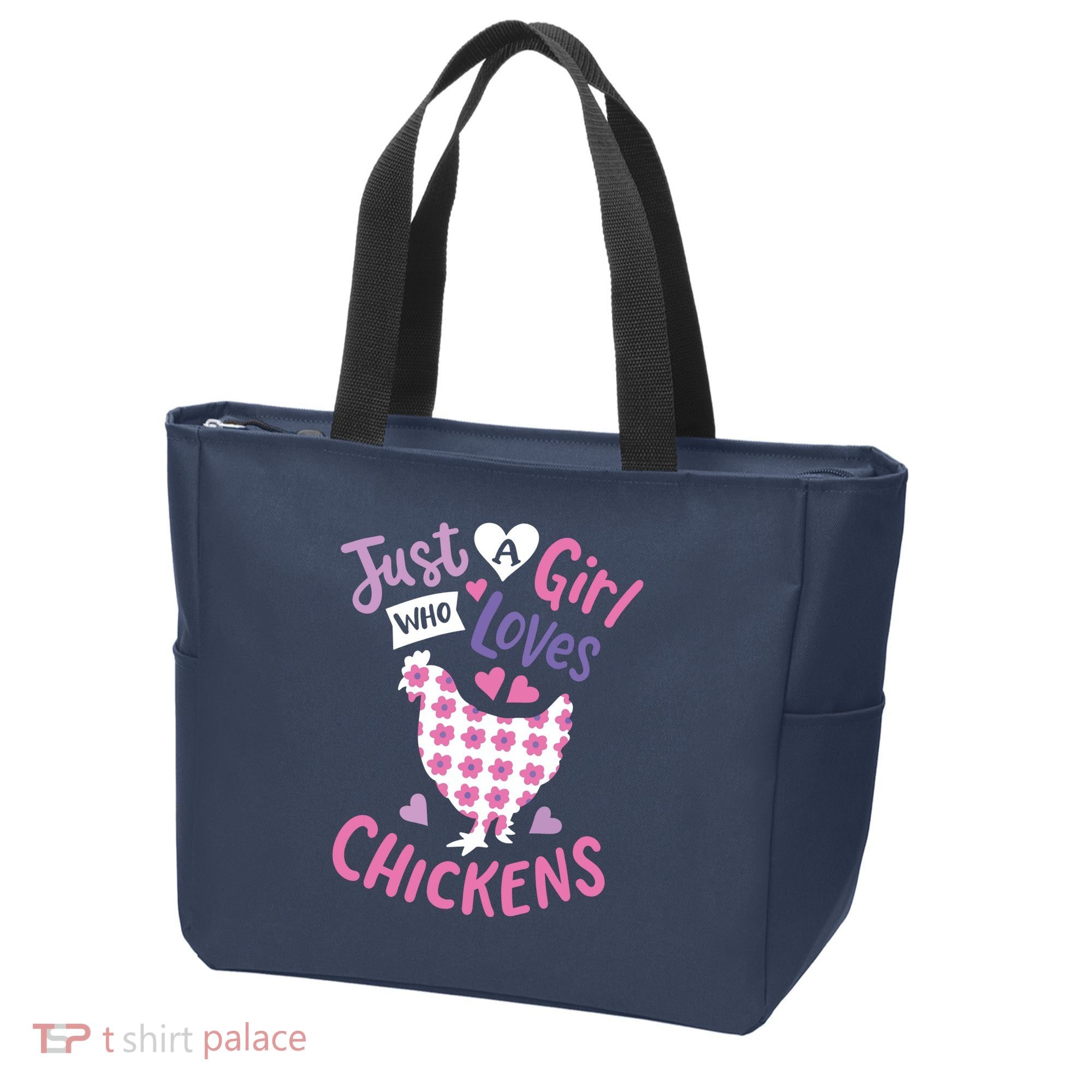 Who Loves Chickens Chicken Hen Love Cute Tote Bag