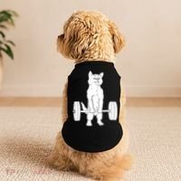 Weight Lifting Cat Deadlift Lifting Doggie Tank thumb 2