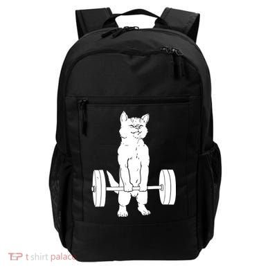 Weight Lifting Cat Deadlift Lifting Backpack