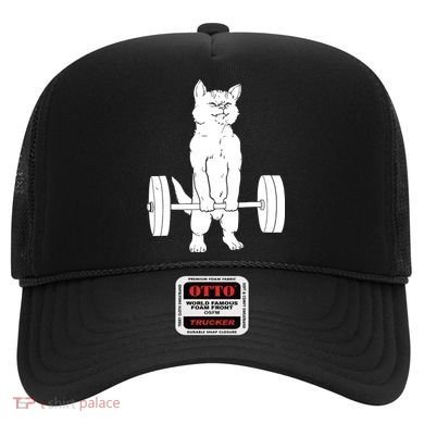 Weight Lifting Cat Deadlift Lifting Hat