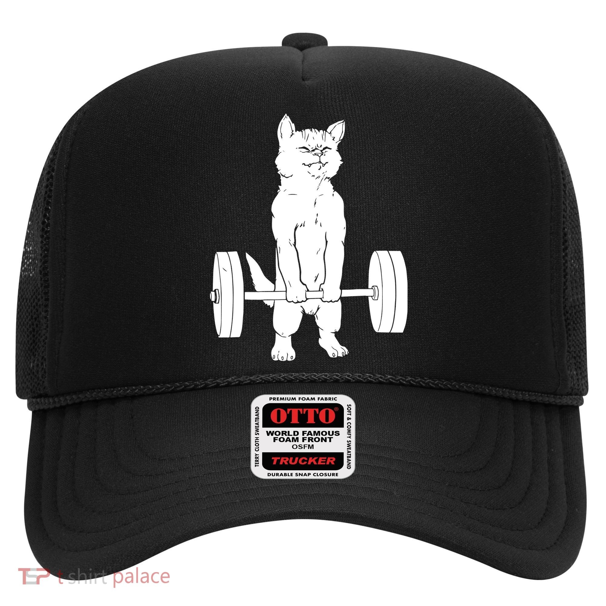 Weight Lifting Cat Deadlift Lifting Hat