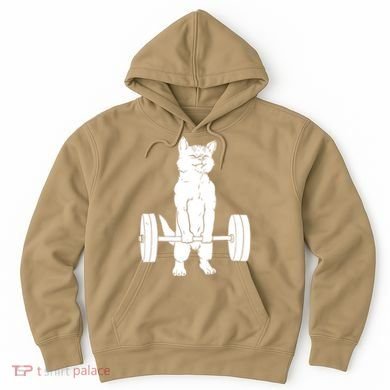 Weight Lifting Cat Deadlift Lifting Hoodie