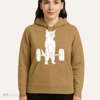 Weight Lifting Cat Deadlift Lifting Hoodie thumb 5