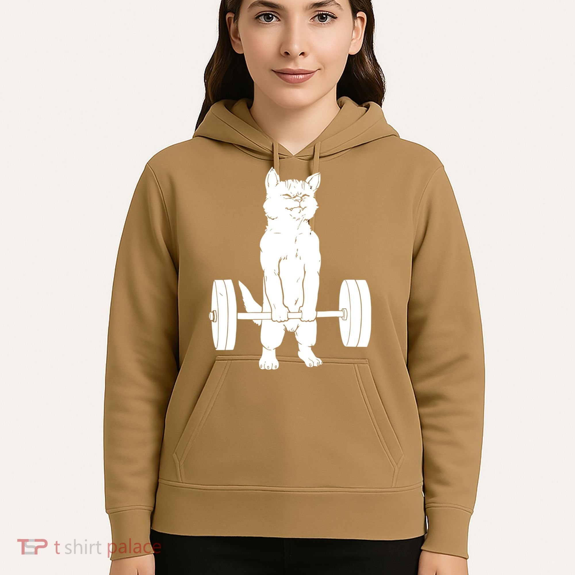 Weight Lifting Cat Deadlift Lifting Hoodie