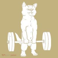 Weight Lifting Cat Deadlift Lifting Long Sleeve Shirt thumb 2