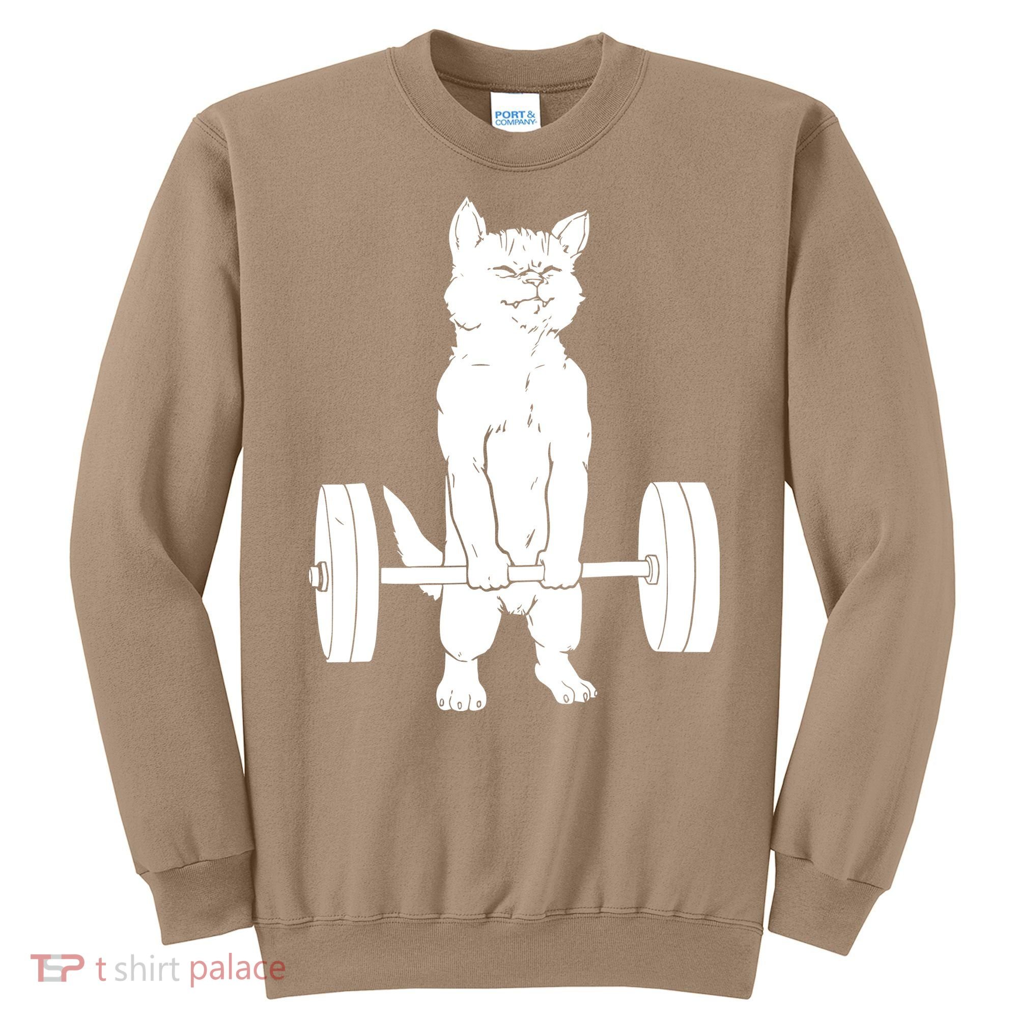 Weight Lifting Cat Deadlift Lifting Sweatshirt