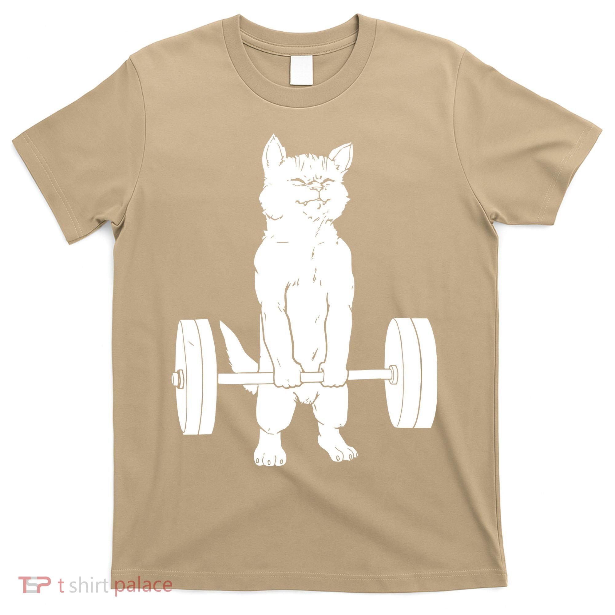 Weight Lifting Cat Deadlift Lifting T-Shirt