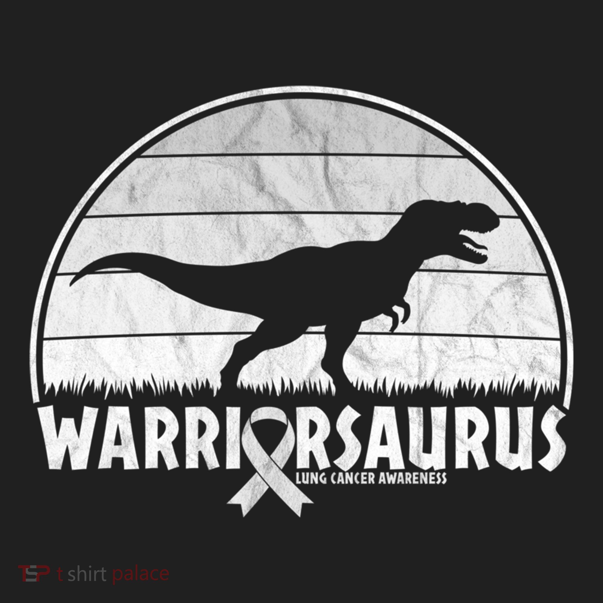 Warrior Lung Cancer Awareness Dinosaur Support Gift Women's Sweatshirt
