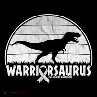 Warrior Lung Cancer Awareness Dinosaur Support Gift Women's Hoodie thumb 2
