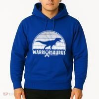 Warrior Lung Cancer Awareness Dinosaur Support Gift Hoodie thumb 2