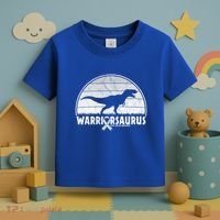 Warrior Lung Cancer Awareness Dinosaur Support Gift Toddler T-Shirt thumb 3