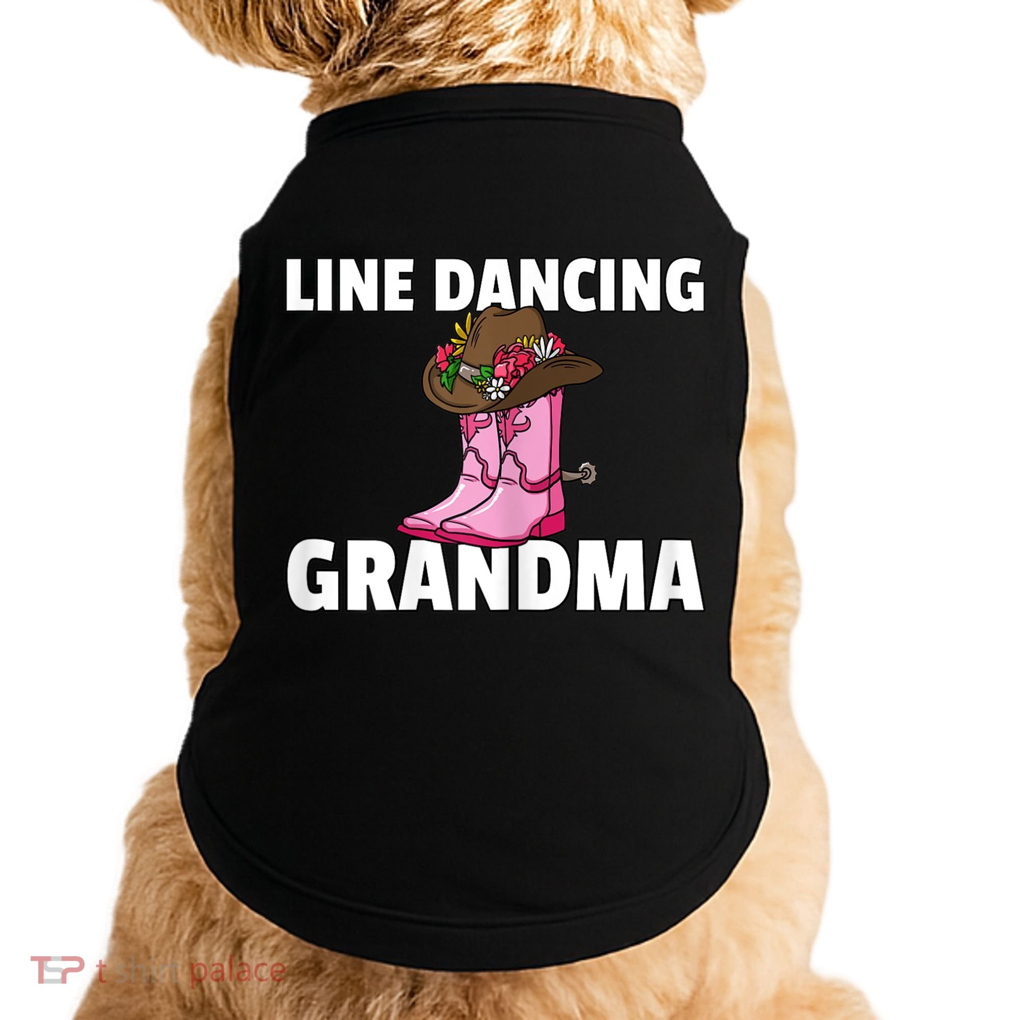 Womens Line Dance Grandma Country Music Dancing Dancer Doggie Tank