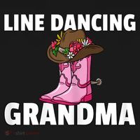 Womens Line Dance Grandma Country Music Dancing Dancer Women's Hoodie thumb 2