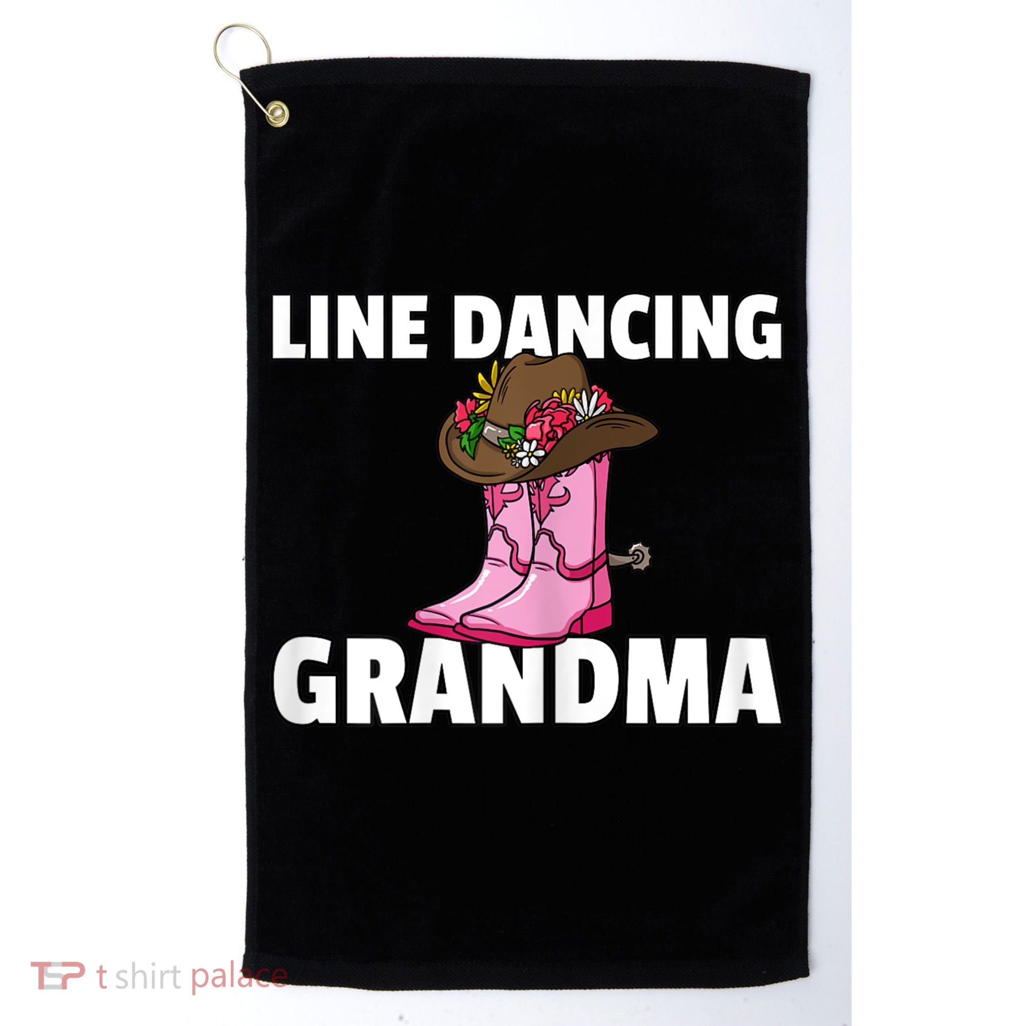 Womens Line Dance Grandma Country Music Dancing Dancer Golf Towel