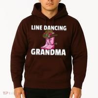Womens Line Dance Grandma Country Music Dancing Dancer Hoodie thumb 2