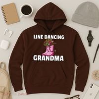 Womens Line Dance Grandma Country Music Dancing Dancer Hoodie thumb 3