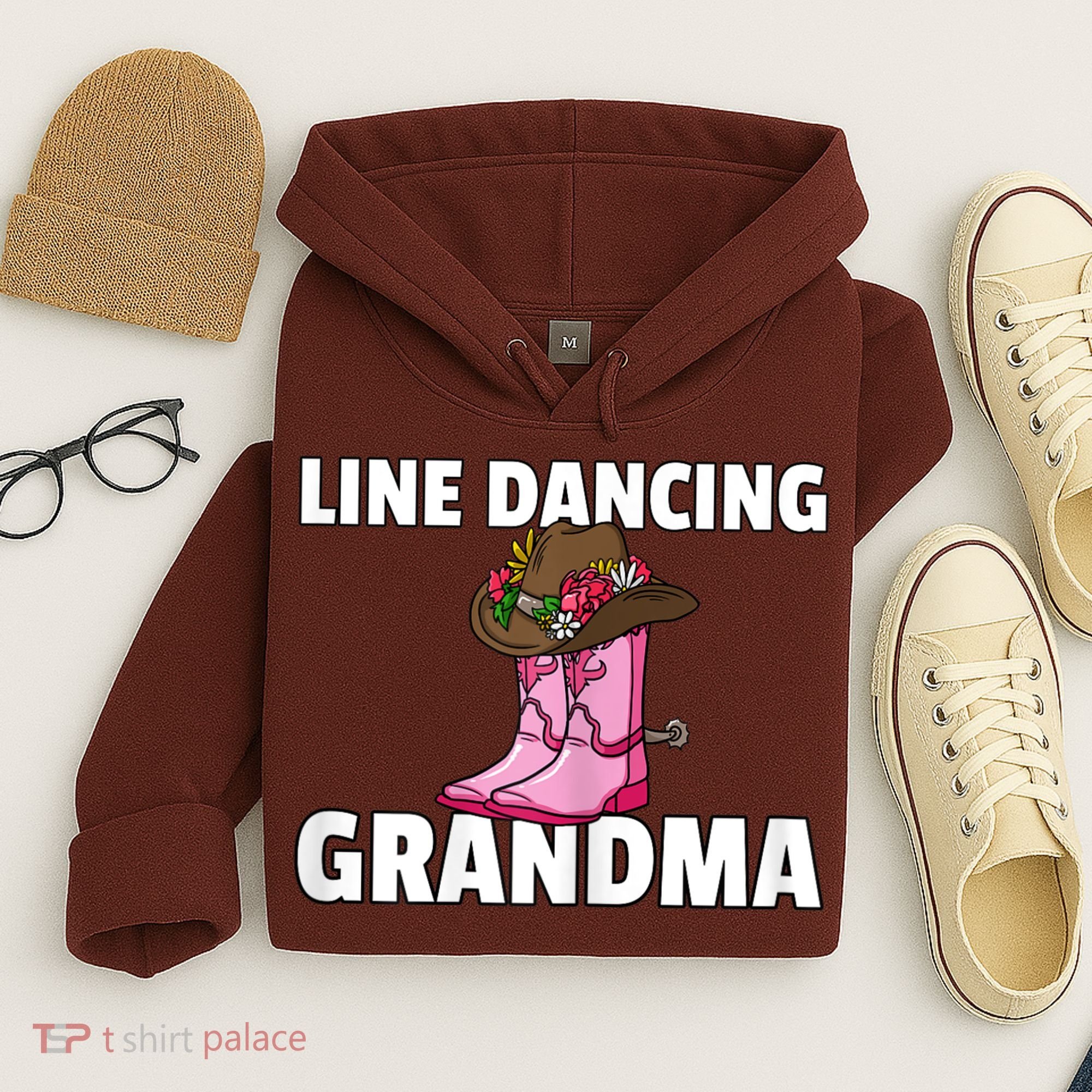 Womens Line Dance Grandma Country Music Dancing Dancer Hoodie