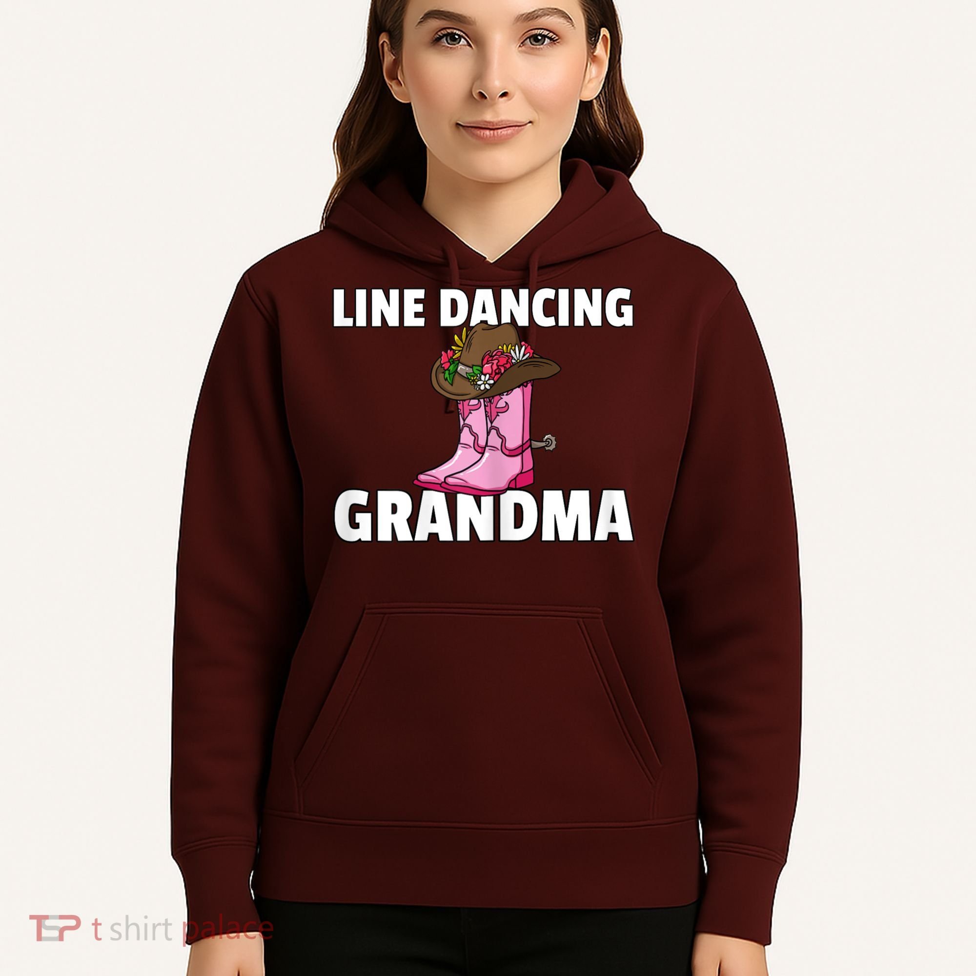 Womens Line Dance Grandma Country Music Dancing Dancer Hoodie