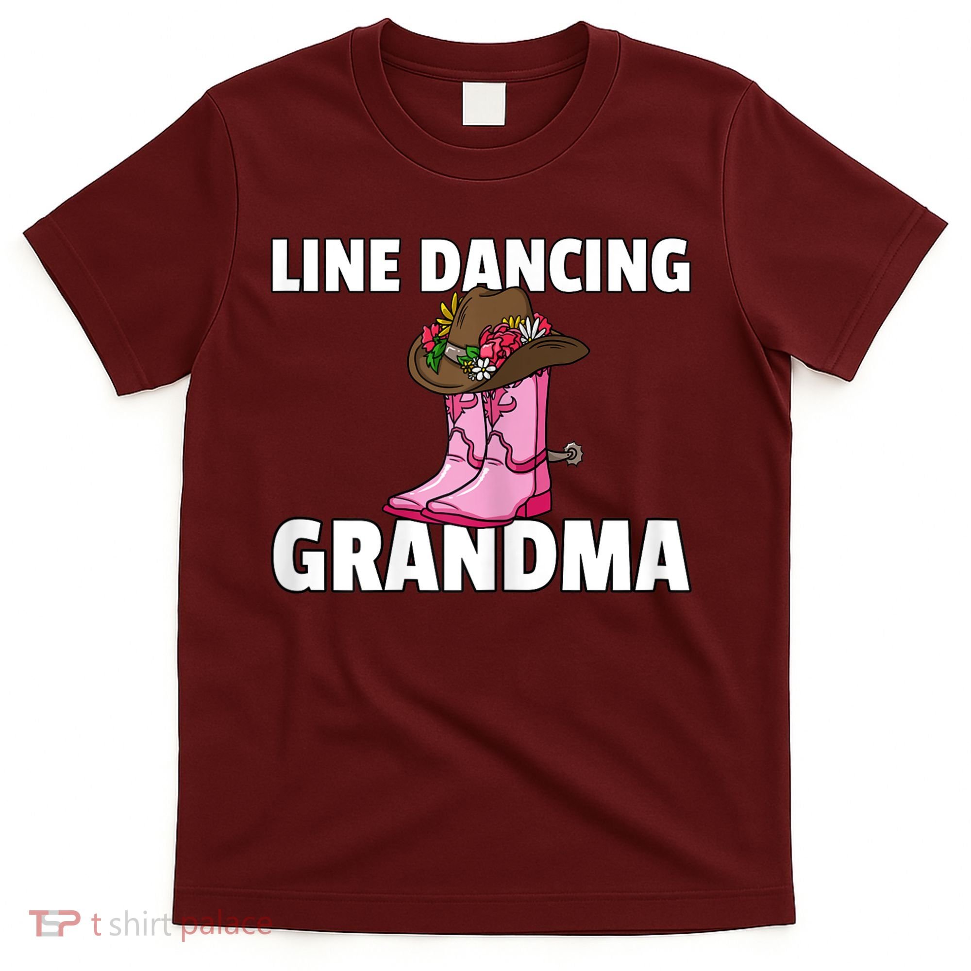 Womens Line Dance Grandma Country Music Dancing Dancer T-Shirt