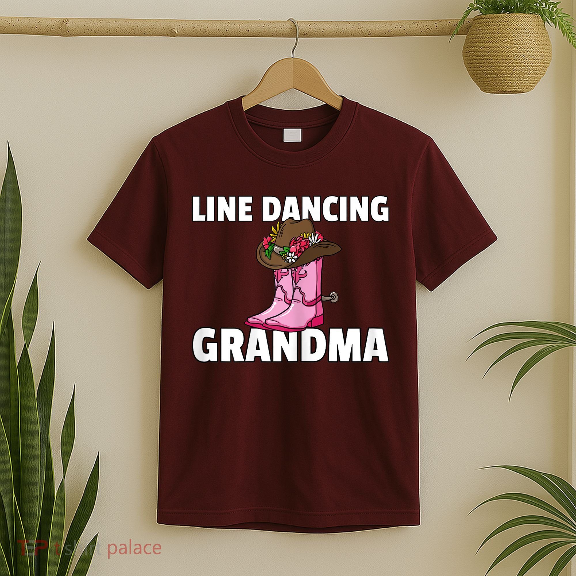 Womens Line Dance Grandma Country Music Dancing Dancer T-Shirt