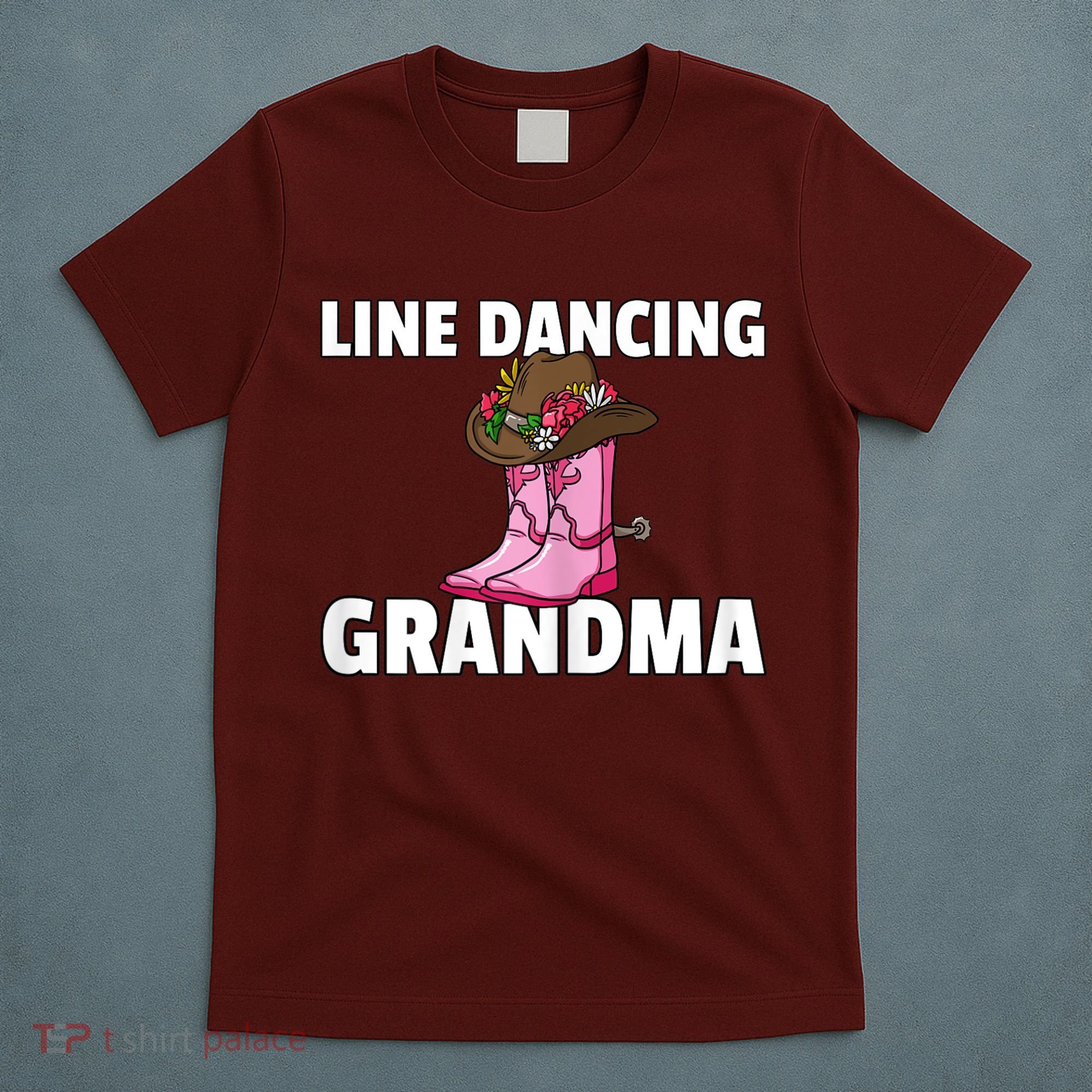 Womens Line Dance Grandma Country Music Dancing Dancer T-Shirt