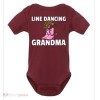 Womens Line Dance Grandma Country Music Dancing Dancer Baby Bodysuit thumb 0