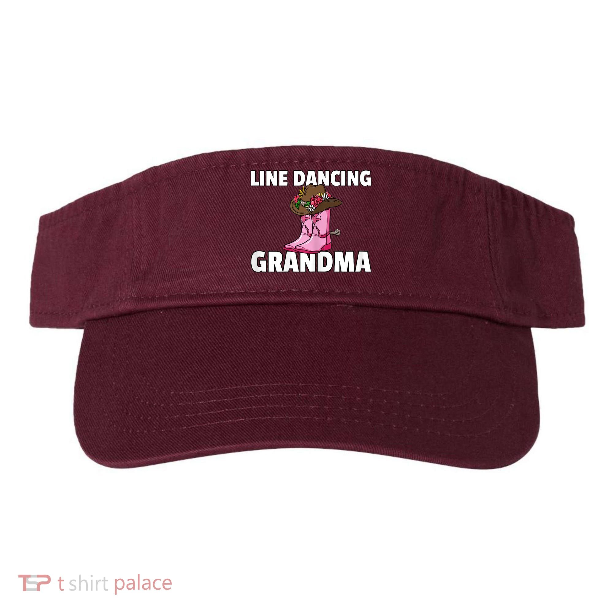 Womens Line Dance Grandma Country Music Dancing Dancer Visor