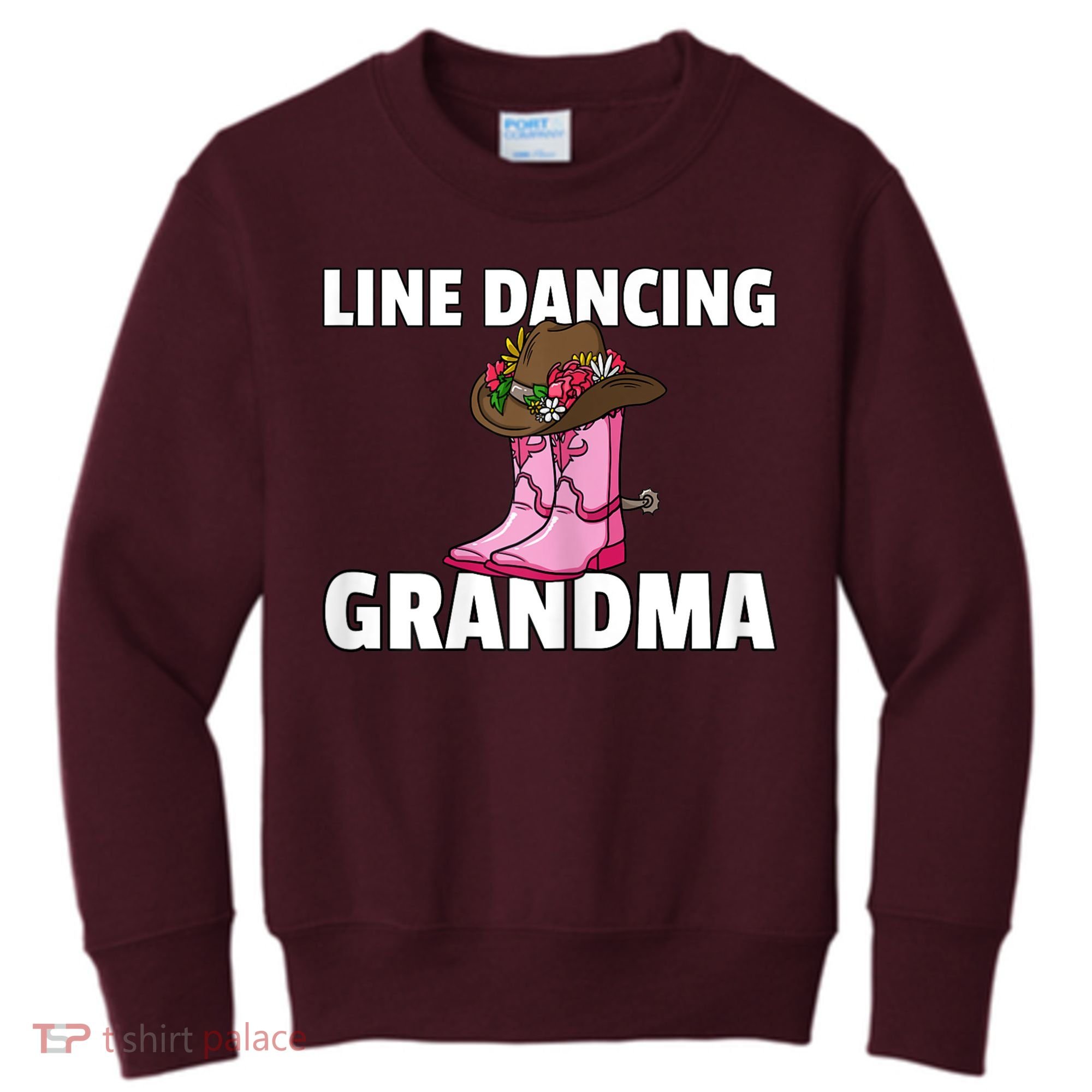 Womens Line Dance Grandma Country Music Dancing Dancer Kids Sweatshirt