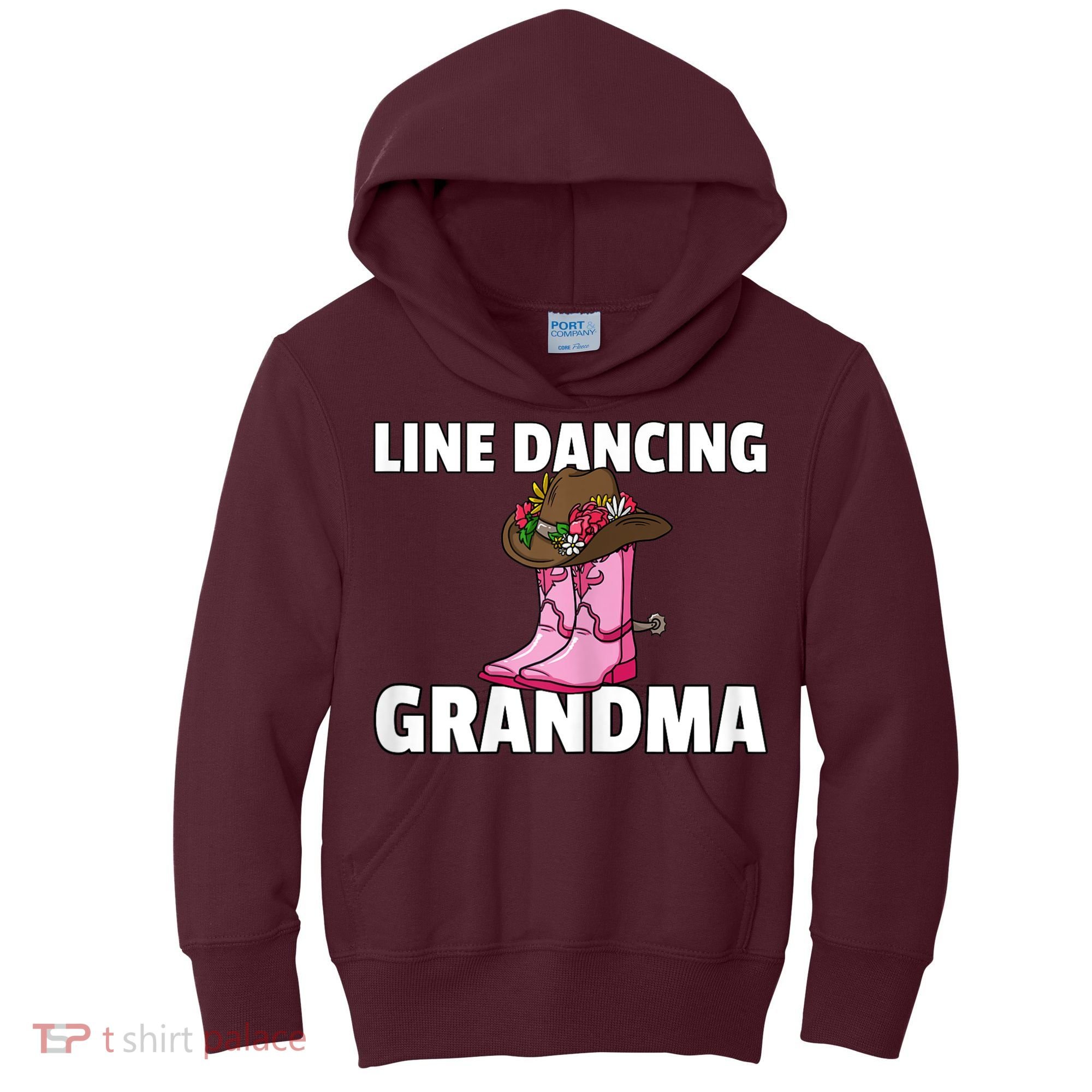 Womens Line Dance Grandma Country Music Dancing Dancer Kids Hoodie