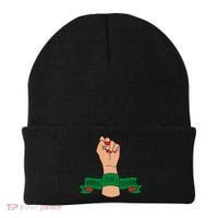 Women Life Freedom Iran Power Fist Beanie thumb 0
