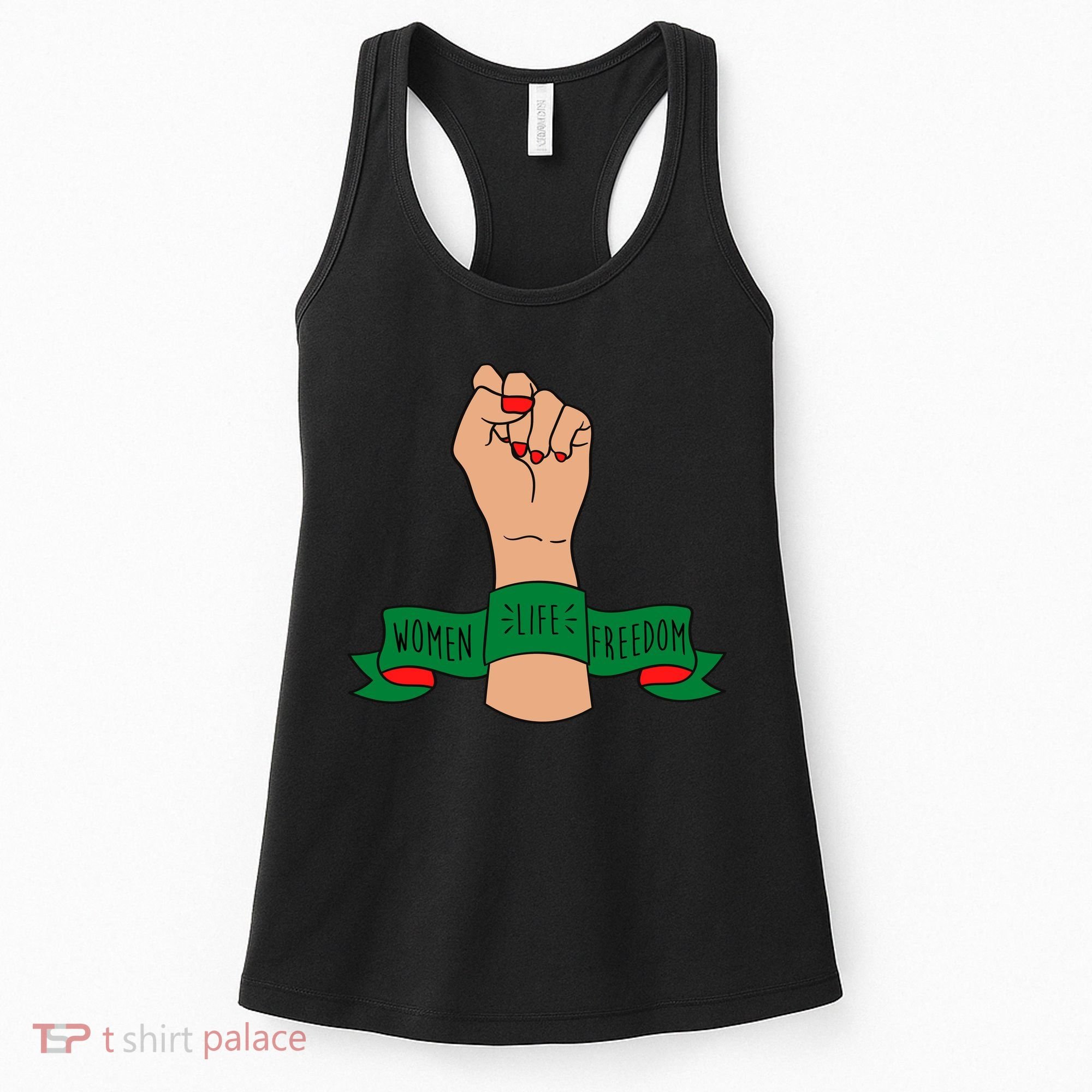 Women Life Freedom Iran Power Fist Women's Tank Top