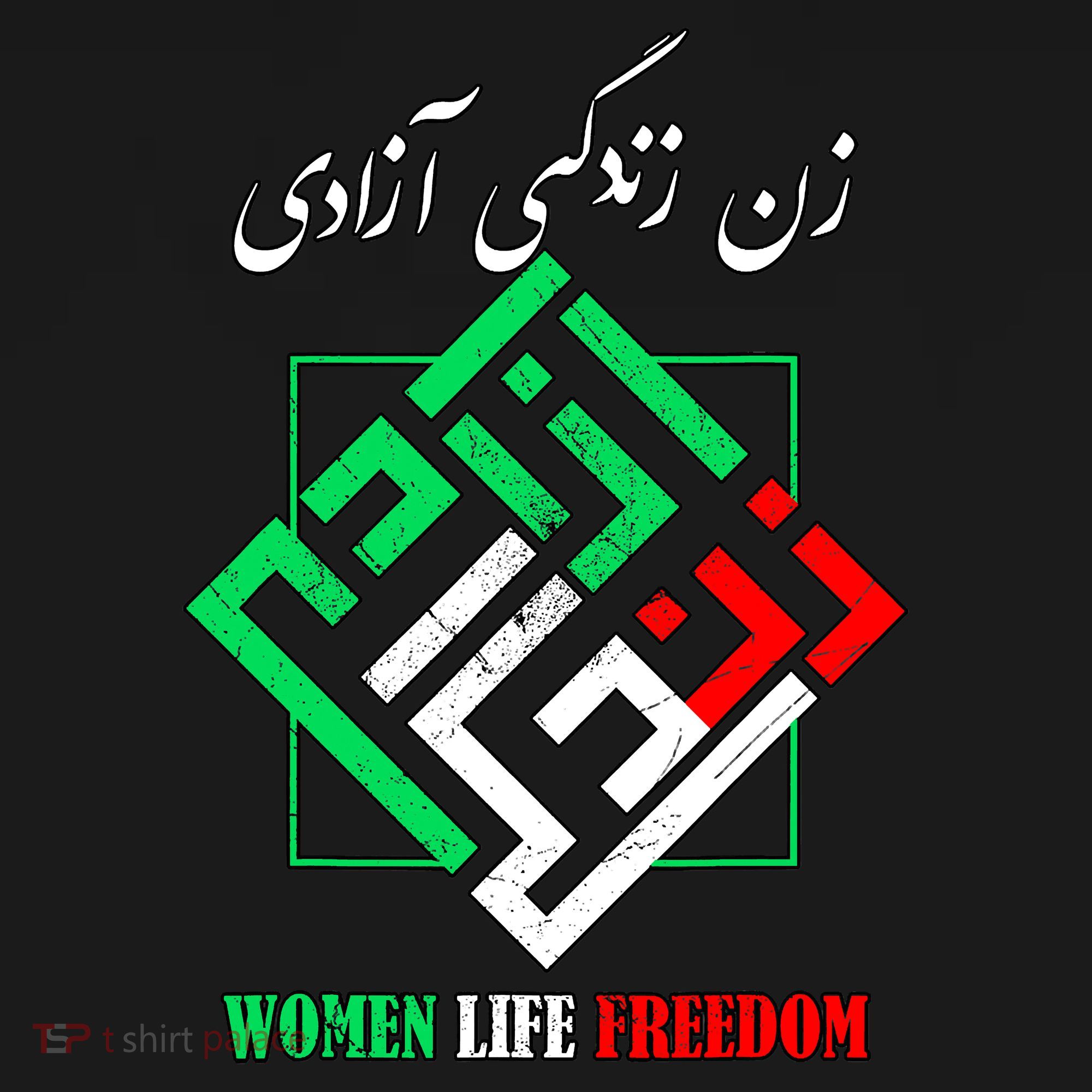 Woman Life Freedom Zan Zendegi Azadi Persian Style T-Shirt