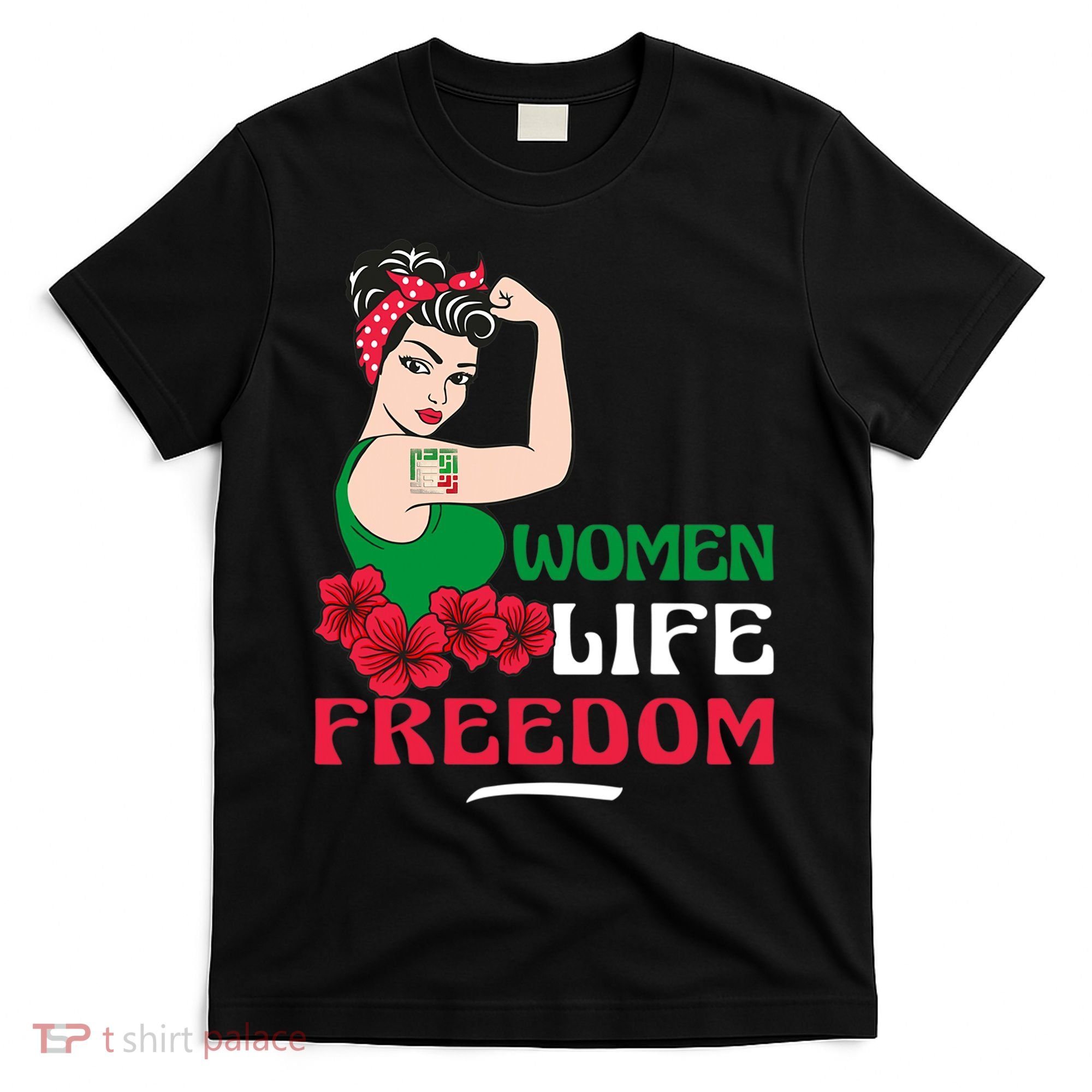 Women Life Freedom, Support Women Iran, Cute Iranian Women T-Shirt