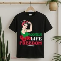 Women Life Freedom, Support Women Iran, Cute Iranian Women T-Shirt thumb 2