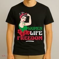 Women Life Freedom, Support Women Iran, Cute Iranian Women T-Shirt thumb 3