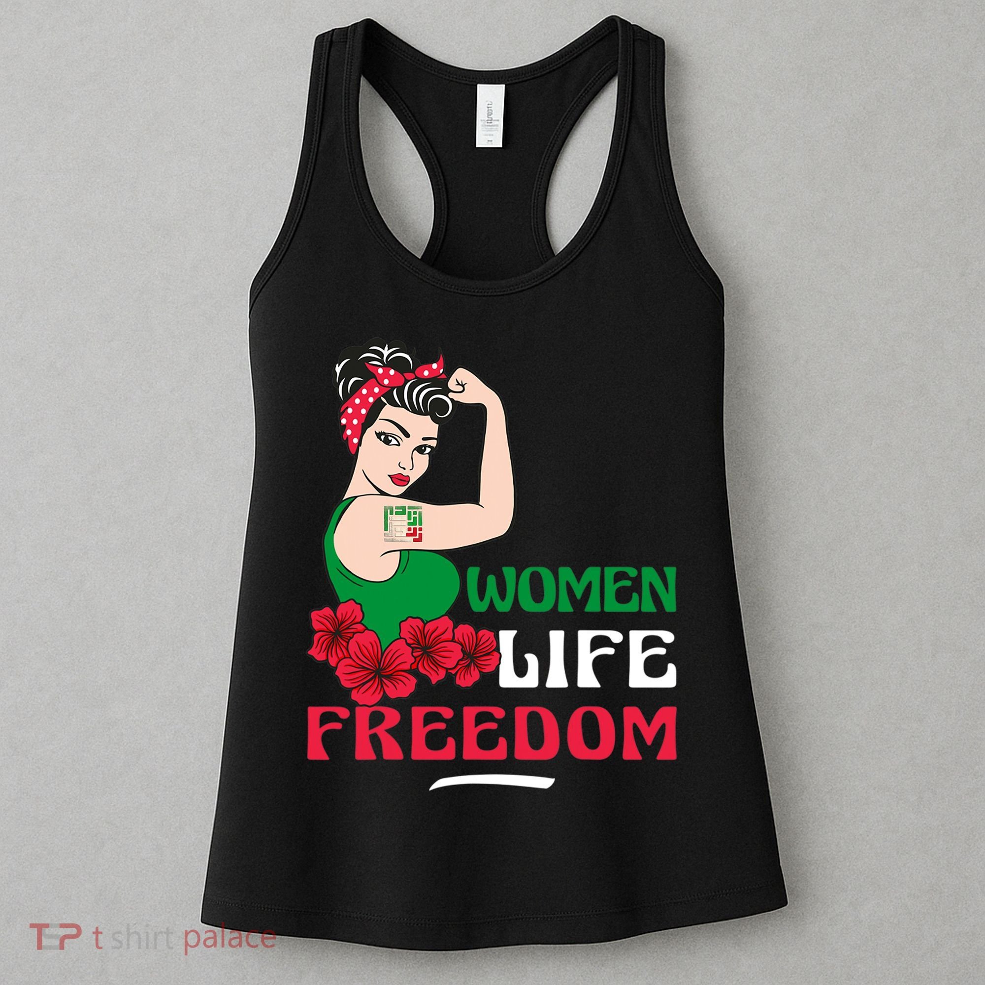 Women Life Freedom, Support Women Iran, Cute Iranian Women Women's Tank Top