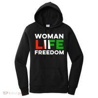 Woman Life Freedom Stand With Women Freedom Women's Hoodie thumb 0