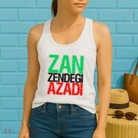 Woman Life Freedom Iran Zan Zendegi Azadi Persian Women's Tank Top thumb 2
