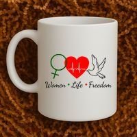 Women Life Freedom Equality Coffee Mug thumb 2