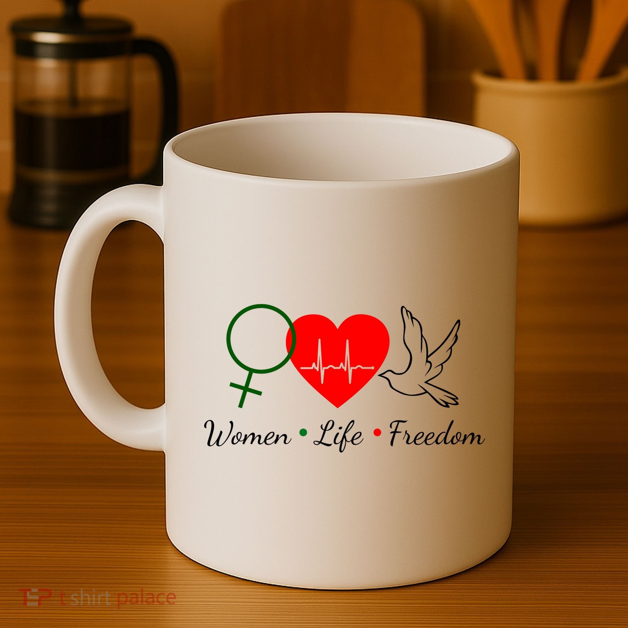Women Life Freedom Equality Coffee Mug
