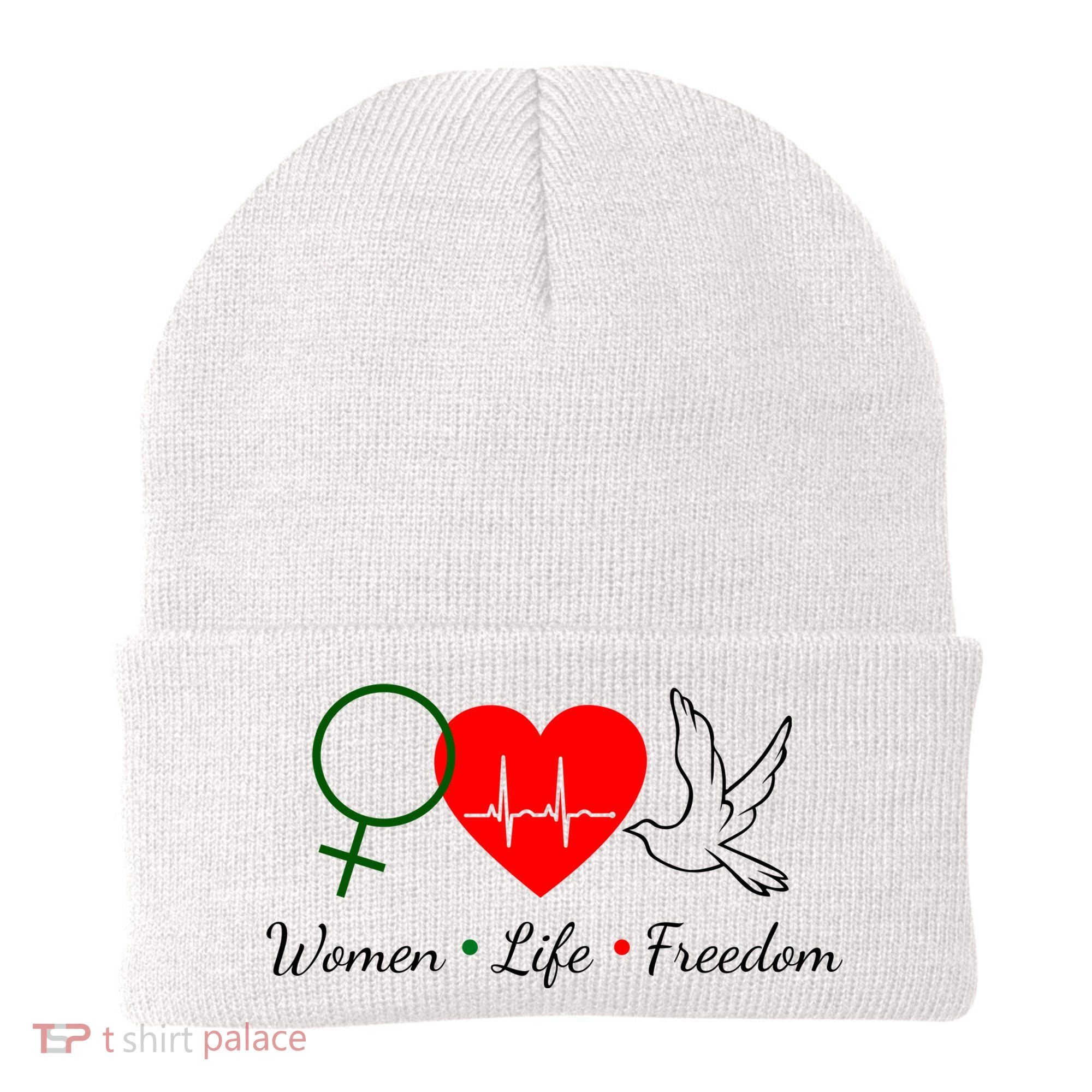 Women Life Freedom Equality Beanie