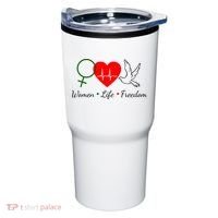 Women Life Freedom Equality Tumbler thumb 0