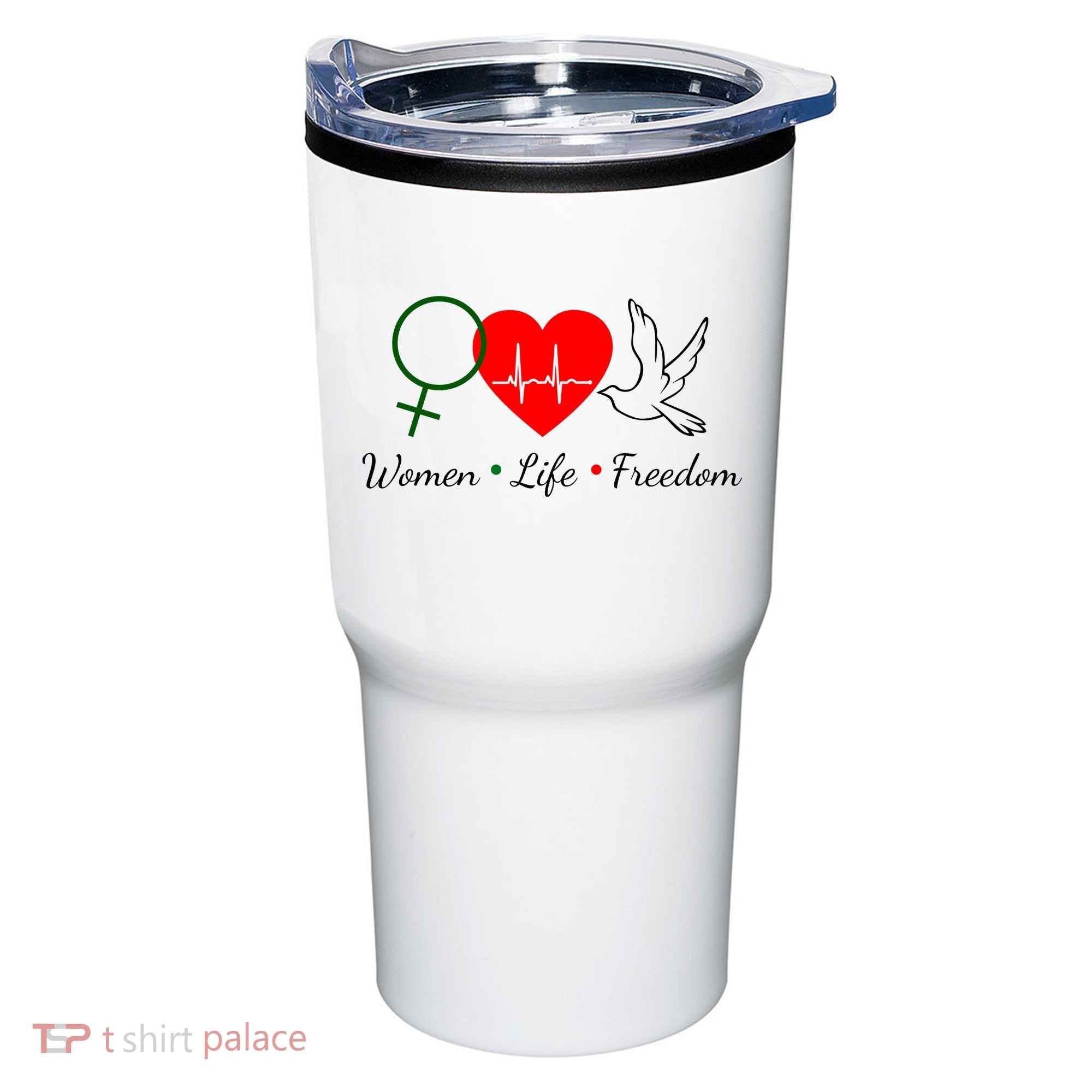 Women Life Freedom Equality Tumbler